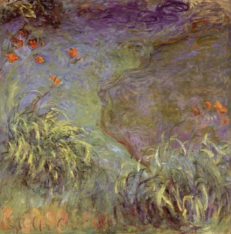 Claude Monet Day Lilies on the Bank Spain oil painting art